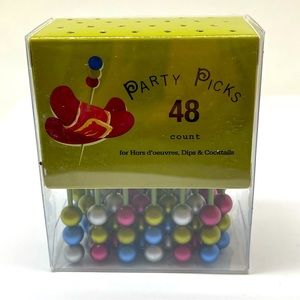 Hors d’oeuvres Party Picks (48) by Talisman Designs